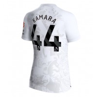 Camisa de Futebol Aston Villa Boubacar Kamara #44 Equipamento Secundário Mulheres 2023-24 Manga Curta